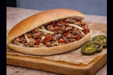 Шаурма с шашлыком из говядины