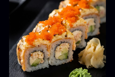 Запеченный с лососем