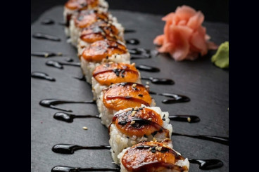 Запечённый с мидиями